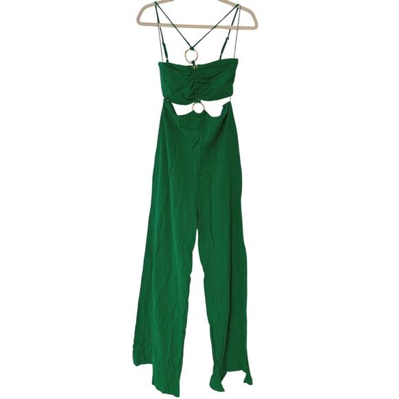 NWT Rumer Amoura Jumpsuit In Green Size Medium - Picture 4 of 10